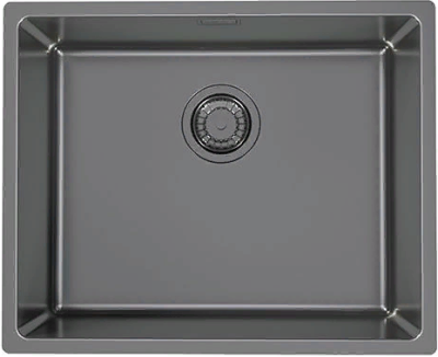 ALVEUS KOMBINO 50 MONARCH ANTRACITE SAT-90, мойка,нерж.сталь, антрацит (в компл. с выпуском без сиф)