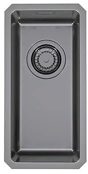 Фото товара: ALVEUS KOMBINO 10 MONARCH ANTRACITE SAT, мойка, нерж. сталь, антрацит (в комп. с выпуск. без сифона)