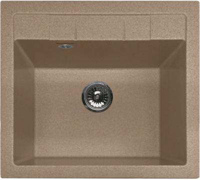 GranFest QUADRO GF-Q-561, мойка, мрамор, топаз