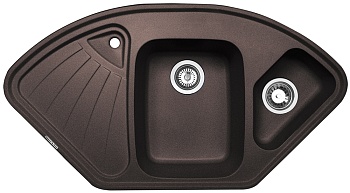 Zigmund & Shtain ECKIG 1000.2, мойка, швейцарский шоколад Фото товара: Zigmund & Shtain ECKIG 1000.2, мойка, швейцарский шоколад