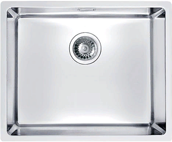 Фото товара: ALVEUS KOMBINO 50 SAT-90, мойка, нержавеющая сталь сатин (в комплекте с сифоном 1130551)