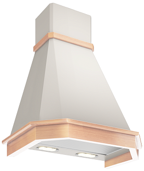 Фото товара: Elikor Камин Грань 90П-650-П3Л бежевый/дуб неокрашенный