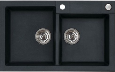 ALVEUS ROCK 90 GRANITAL CARBON-G91, мойка, гранит, черный (с сифоном 1105299) ALVEUS ROCK 90 GRANITAL CARBON-G91, мойка, гранит, черный (с сифоном 1105299)