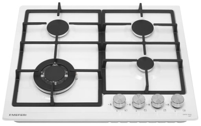 Детальное фото товара: MEFERI MGH604WH LIGHT газовая поверхность