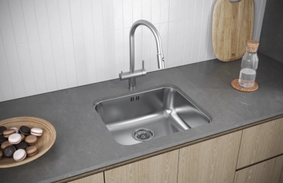 KUCHENSTERN RUND 50, мойка, нержавеющая сталь Детальное фото товара: KUCHENSTERN RUND 50, мойка, нержавеющая сталь