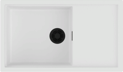 Детальное фото товара: Omoikiri Sintesi 86-WH, мойка, керамика, белый