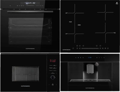 Детальное фото товара: KUPPERSBERG ICS 612 + HT 613 BLACK + HMW 650 BL + KCM 182 BLACK