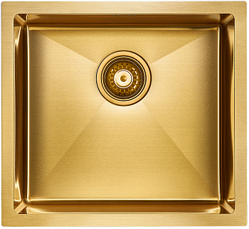 Фото товара: Paulmark MARX, мойка, нержавеющая сталь, брашированное золото