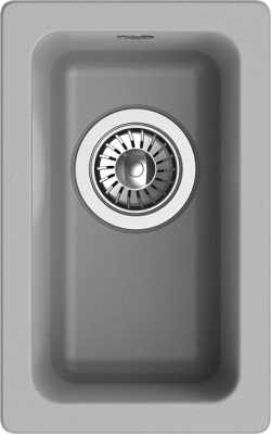 Детальное фото товара: Rivelato BERKANA BK-25 grigio metallizzato, мойка, гранит, серый металлик