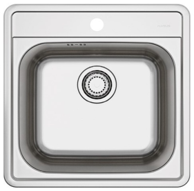 ALVEUS MORE 20 NAT-90, мойка, нержавеющая сталь (в комплекте с сифоном 1130550)