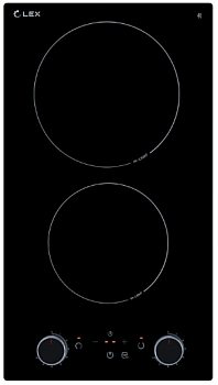 Фото товара: LEX EVH 320M BL стеклокерамическая поверхность