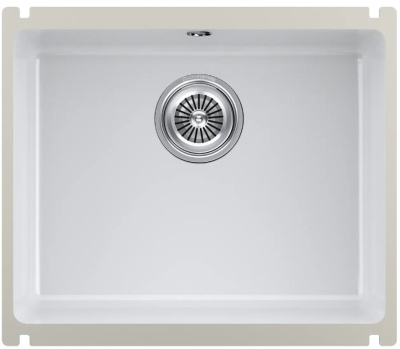 KUCHENSTERN SUBKERAM 60, мойка, керамика, кристальный белый