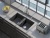 Omoikiri Kitagawa 83-2-U-GB, мойка, керамика, графит Детальное фото товара: Omoikiri Kitagawa 83-2-U-GB, мойка, керамика, графит