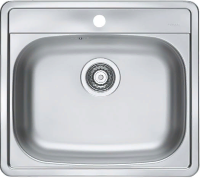 ALVEUS MORE 10 LEI-90, мойка, нержавеющая сталь лён ( в комплекте с сифоном 1130550)