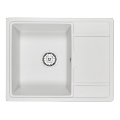 GRANULA 6503 мойка, гранит, арктик (белый)