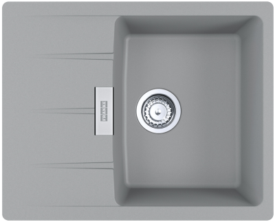 Franke CNG 611/211-62, мойка, гранит, серый камень