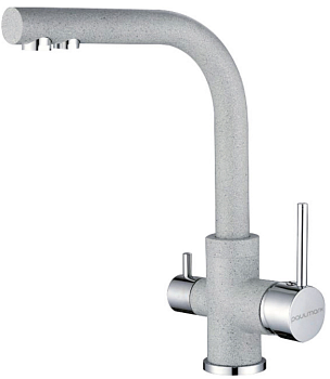 Фото товара: Paulmark ESSEN, смеситель, гранит, серый