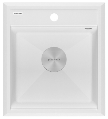 Paulmark STEPIA 45, мойка, гранит, белый