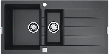 Фото товара: ALVEUS GRANITAL CADIT 80 G91 CARBON, мойка, гранит, карбон (в комплекте с сифоном 1132822)