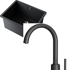 Omoikiri Kata 54-U-BL + Shinagawa 2 Plus-BL черный