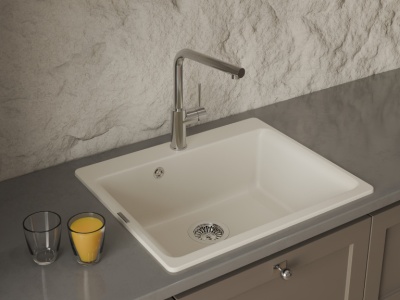 Детальное фото товара: Rivelato ALBANO 1573503 BS, смеситель, нержавеющая сталь