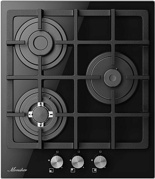 Фото товара: Monsher MGG 45 Noir газовая поверхность