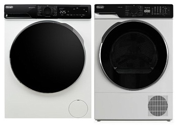 Фото товара: DeLonghi стирка DWM 724 VI ALICIA + сушка DTD 8105 Н FABIO
