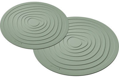 Omoikiri HP-01-OL, набор подставок под горячее, оливковый