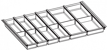 Фото товара: Ninka Cuisio Aqua 800, Tandem Box Blum, DWD XP, Nova Pro Grass, лоток для столовых приборов, черный