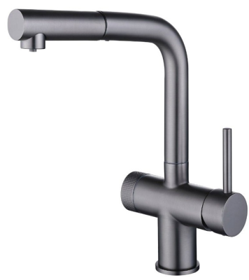 Emar ЕС-7026 PVD Dark, смеситель, вороненая сталь