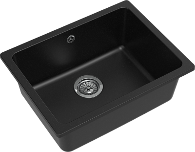 Детальное фото товара: Rivelato BERKANA BK-50 nero, мойка, гранит, черный