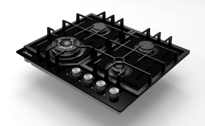 Детальное фото товара: Midea MG643TGB газовая поверхность