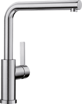 Фото товара: Blanco Lanora-F, смеситель, нержавеющая сталь