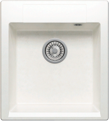 Детальное фото товара: Polygran ARGO-460, мойка, мрамор, белый хлопок 36
