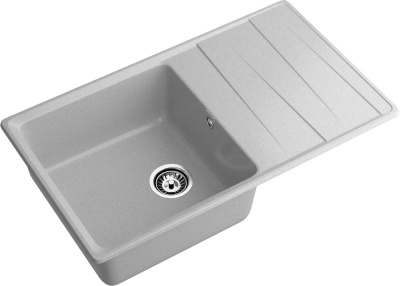 Детальное фото товара: GranFest LEVEL GF-LV-860L, мойка, мрамор, серый