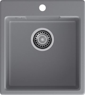 GranFest URBAN GF-UR-644, мойка, гранит, темно-серый