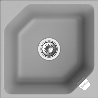 Rivelato LOCUS LS-50 grigio metallizzat, мойка, гранит, серый металлик