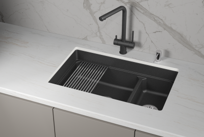 Детальное фото товара: GRANULA 7304iU мойка, гранит, черный