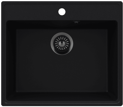 Maunfeld Perla 580 MFQS-580B, мойка, гранит, черный