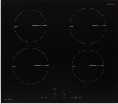 Детальное фото товара: Krona MAGIER 60 BL 4BTK индукционная поверхность