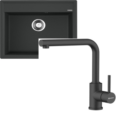 Omoikiri Daisen 60-BL + Nakagawa-P-BL черный
