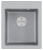 Paulmark KANTE 40, мойка, гранит, серый металлик Детальное фото товара: Paulmark KANTE 40, мойка, гранит, серый металлик