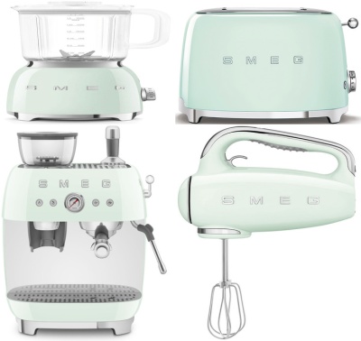 Детальное фото товара: Smeg KLF04PGEU + TSF01PGEU + EGF03PGEU + BLF03PGEU + HMF01PGEU + CJF11PGEU