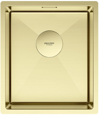 Paulmark NEXT 38 UNI, мойка, нержавеющая сталь, светлое золото