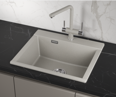 GRANULA ES-5804 мойка, гранит, базальт Детальное фото товара: GRANULA ES-5804 мойка, гранит, базальт