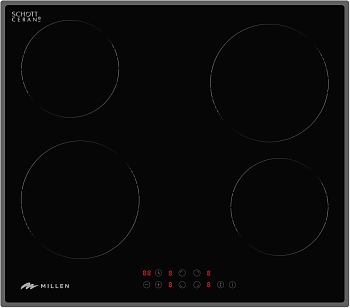 Фото товара: MILLEN MEH 601 BL стеклокерамическая поверхность