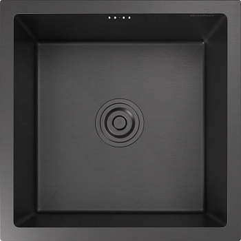 Фото товара: GranFest 4444 PVD, мойка, нержавеющая сталь, графит
