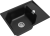 Rivelato LOCUS LS-65 nero, мойка, гранит, черный Детальное фото товара: Rivelato LOCUS LS-65 nero, мойка, гранит, черный