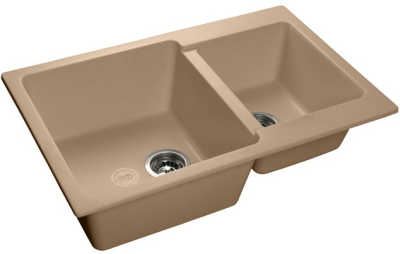 GranFest PRACTIK GF-P-780 K, мойка, мрамор, топаз