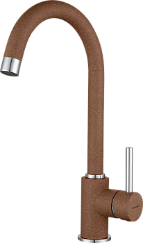 Фото товара: GranFest 3650, смеситель, мрамор, терракот